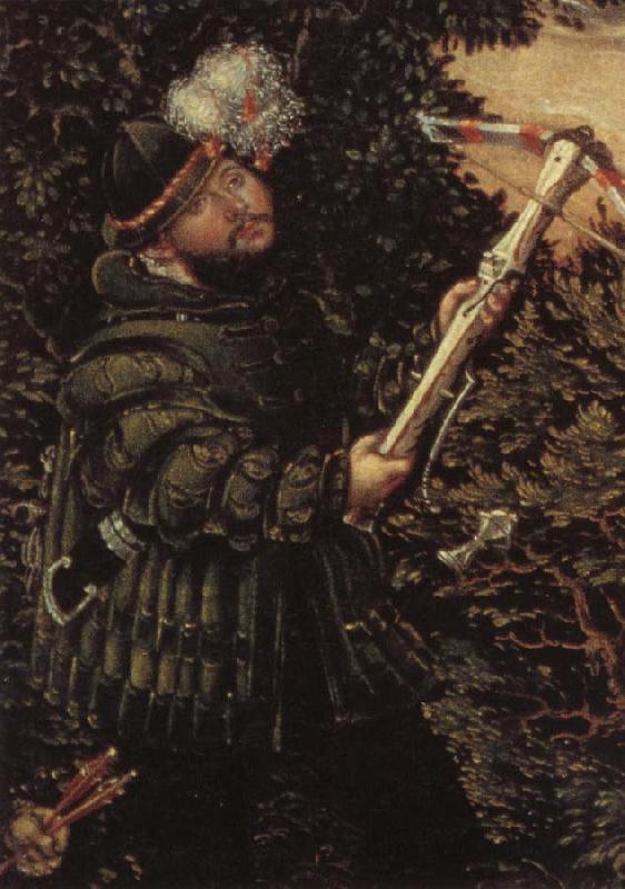 Lucas Cranach Details of The Stag Hunt Sweden oil painting art